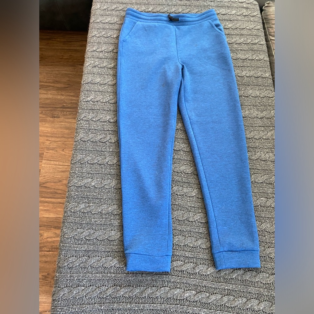 Blue sweatpants